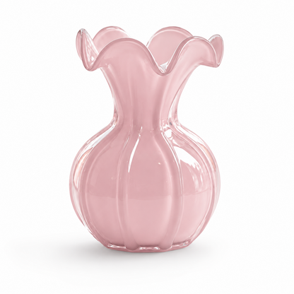 Luxury Pouch-Style Glass Vase