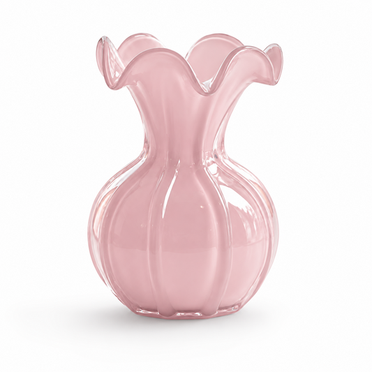 Luxury Pouch-Style Glass Vase