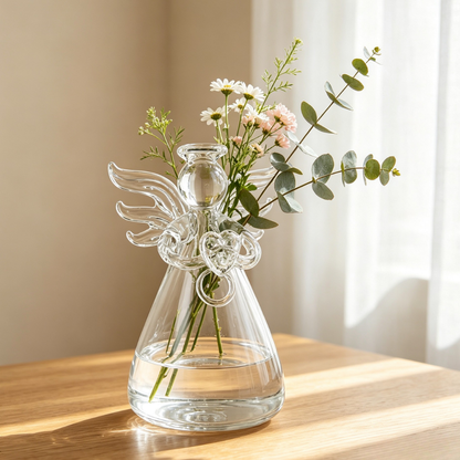Crystal Angel Hydroponic Vase